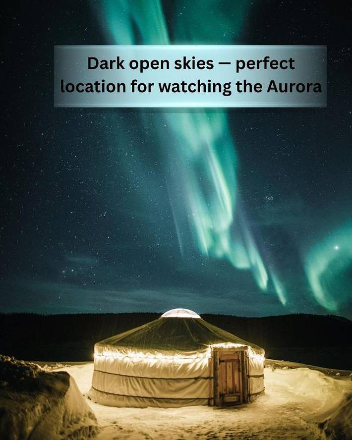 Tente pour 4 personnes, avec jacuzzi et sauna