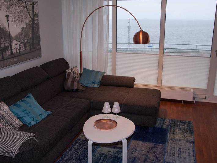 Ferienwohnung für 4 Personen, mit Ausblick und Balkon, kinderfreundlich am Südstrand Wilhelmshaven