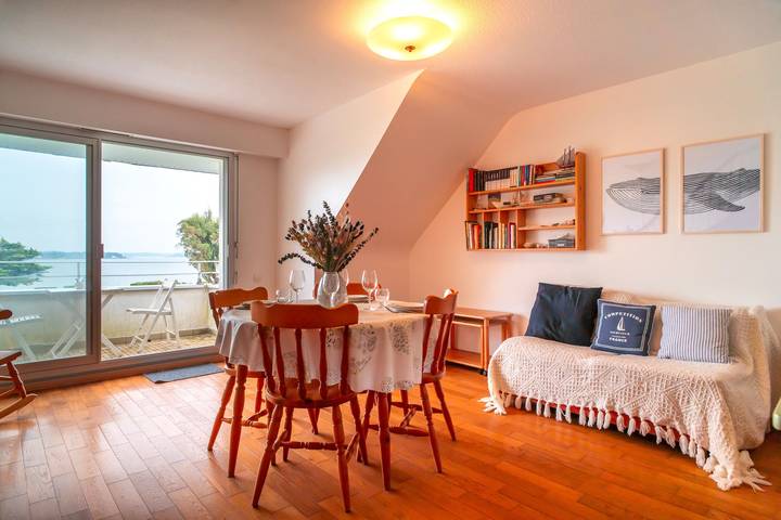 Gîte pour 4 personnes, avec Balcon à Locmariaquer
