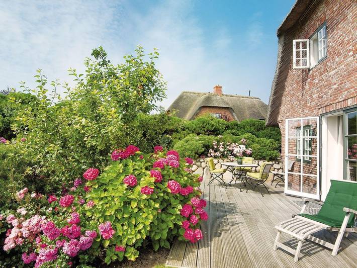 Ferienhaus mit Meerblick für 5 Personen, mit Terrasse und Garten sowie Sauna auf Sylt - 3
