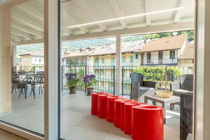 Appartamento per 6 persone, con Balcone e Terrazza nonché Giardino e Panorama a Borgo Valsugana