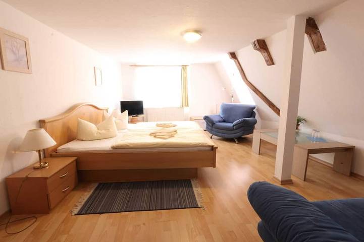 Ferienhaus für 2 Personen, mit Balkon/Terrasse beim Ozeaneum Stralsund