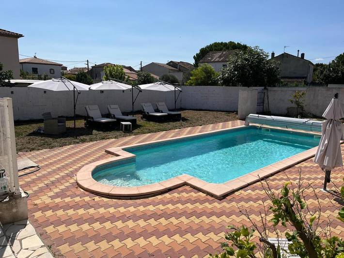 Location de vacances pour 12 personnes, avec jardin et piscine, adapté aux familles à Cuxac-d'Aude - 3