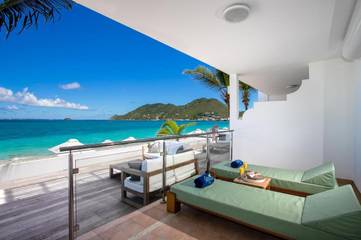 Cottage pour 2 personnes, avec vue et balcon dans Baie de Grand Case