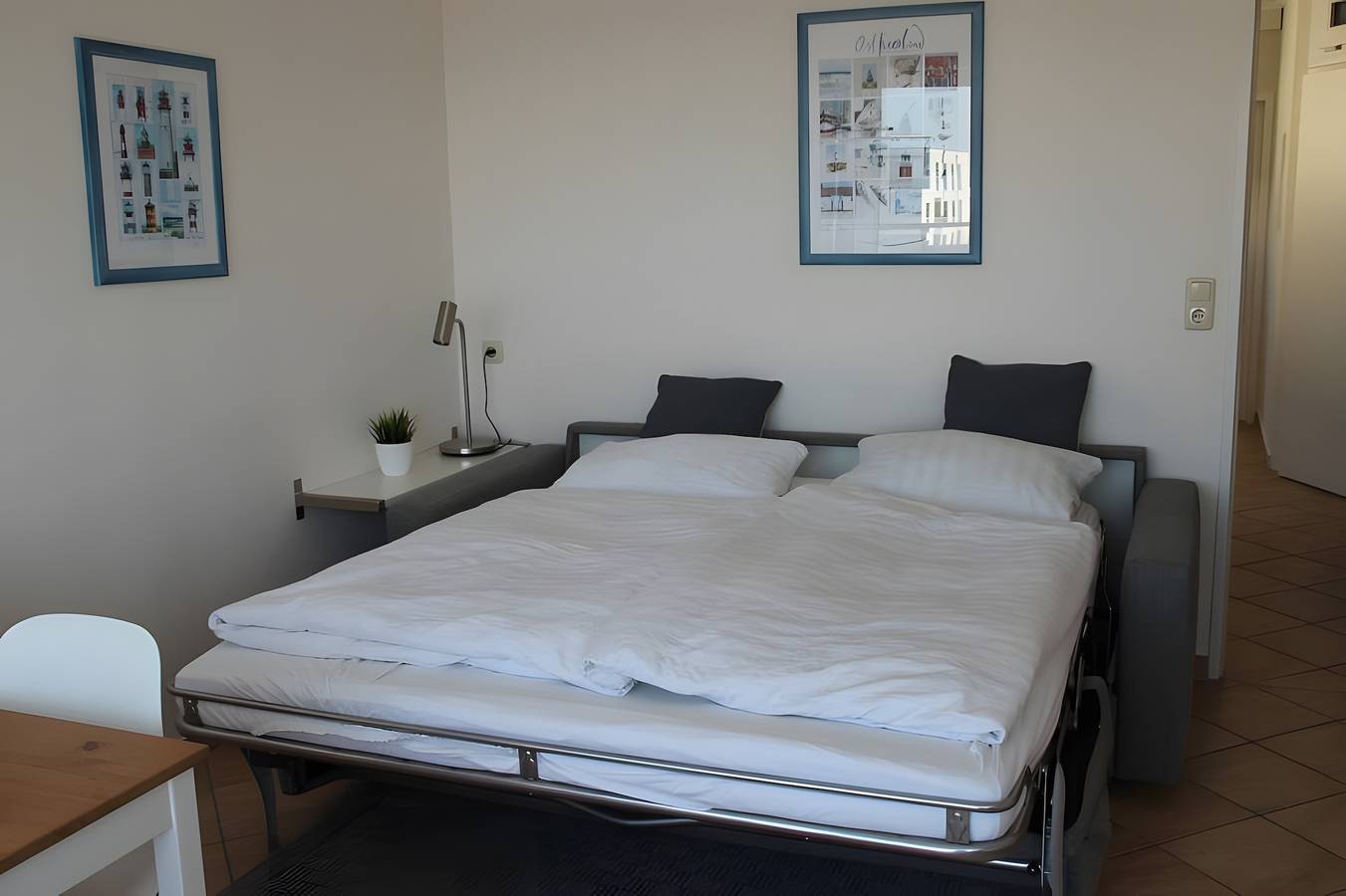 Apartamento entero, Apartamento "Haus Seeluft 37" con vistas al mar, balcón y Wi-Fi in Wangerooge