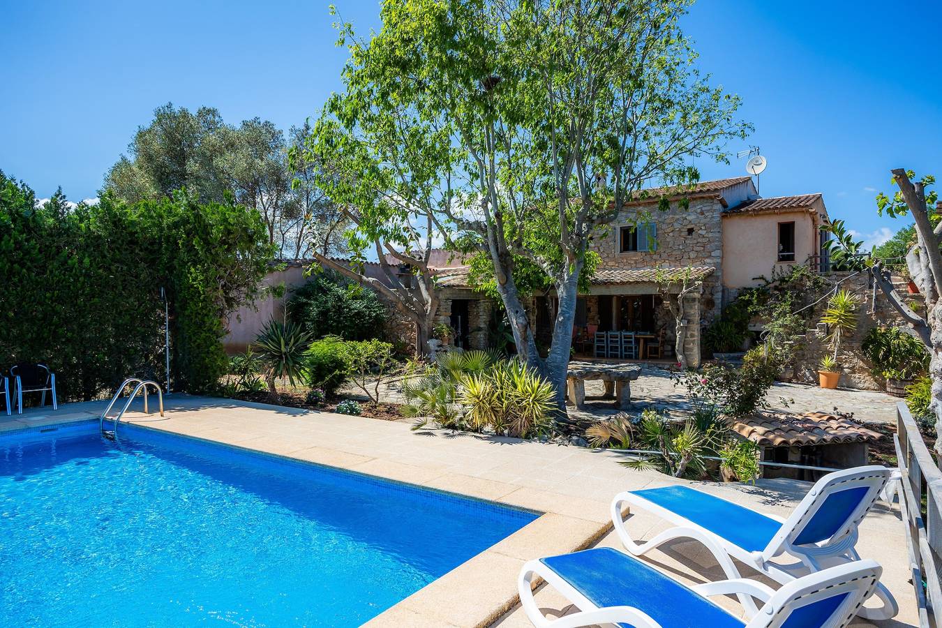 Villa 'Es Rafal De Baix' mit Meerblick, Wi-Fi und Klimaanlage in Son Servera, Mallorca Osten