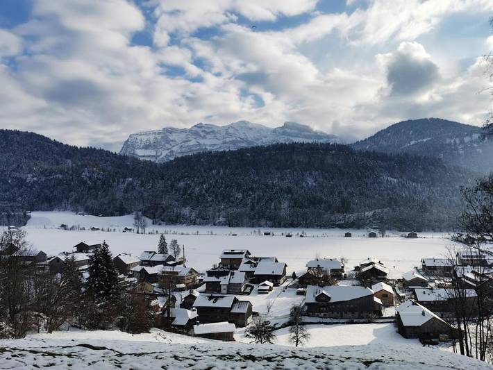 Gîte pour 2 personnes, avec vue et jardin à Bezau - 3