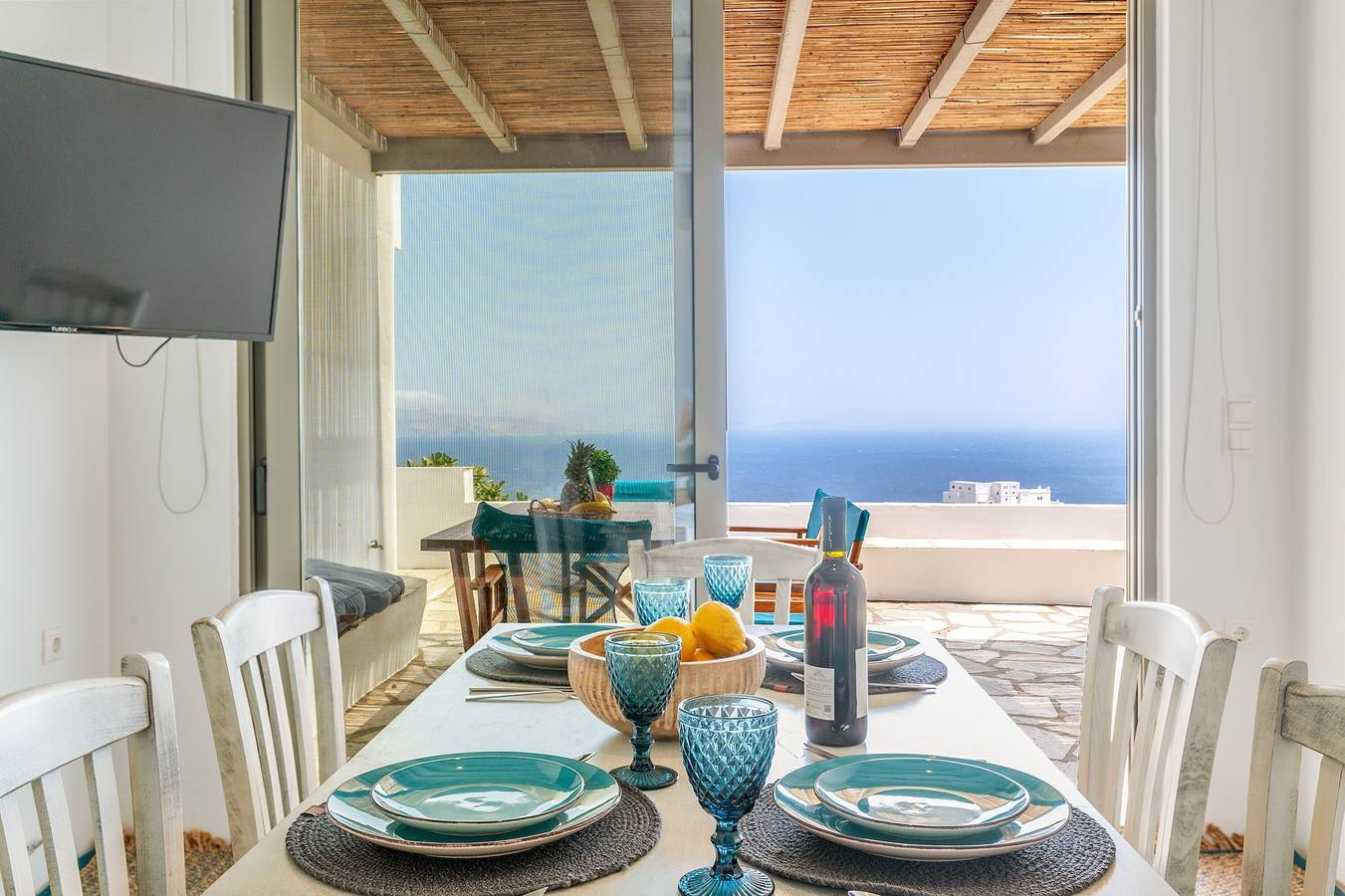 Country House 'Allegro' with Sea View, Wi-Fi and Air Conditioning in Tinos