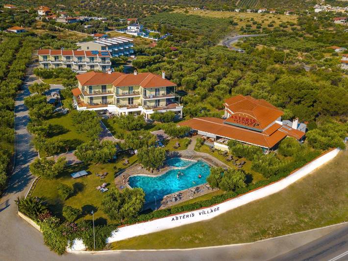 Ferienwohnung für 2 Personen, mit Balkon und Garten sowie Pool in Chalkidiki