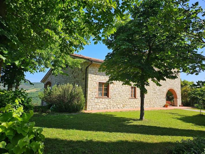 Maison de vacances pour 12 personnes, avec piscine ainsi que jardin et vue, animaux acceptés - 1