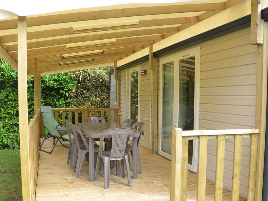 Camping Les Genets d'Or - Mobilhome 5 personnes - Mobil-home 4/5 pers Tri in Bannalec, Région de Quimper