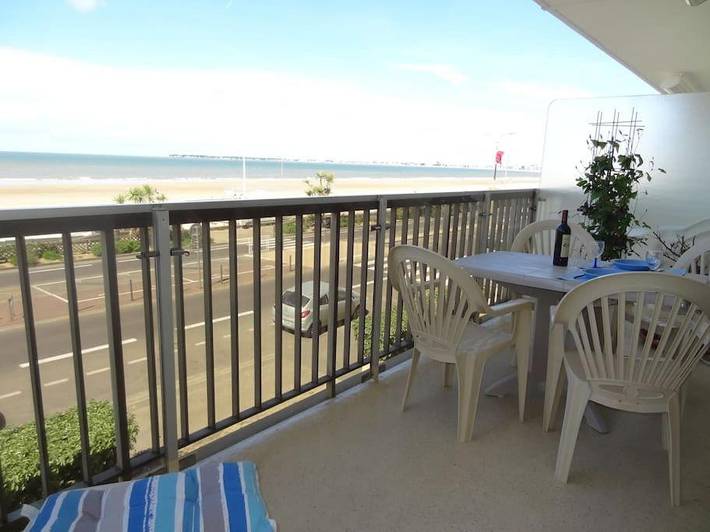 Gîte pour 6 personnes, avec balcon et vue dans Casino De Pornichet