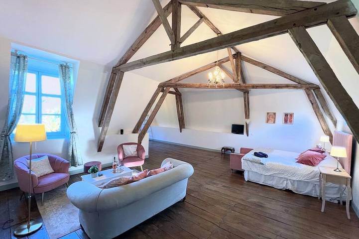 Beautiful 6 bedroom villa with private pool, parking and large garden in Le Pêchereau, Châteauroux und Umgebung
