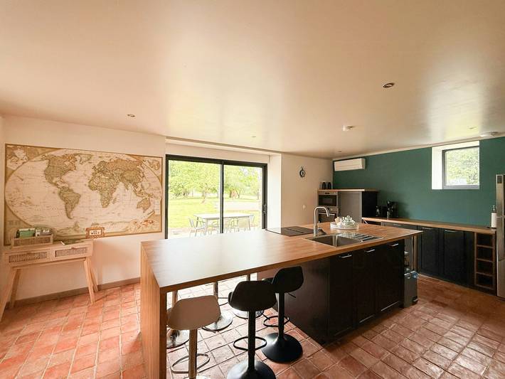 Maison de vacances pour 10 personnes, avec jardin et terrasse, adapté aux familles dans la Sarthe - 2