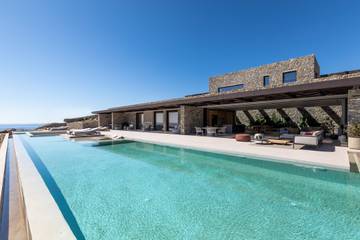 Ferienhaus für 20 Personen, mit Balkon und Whirlpool auf Mykonos