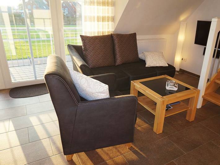 Hütte für 4 Personen, mit Balkon und Garten in Norddeich