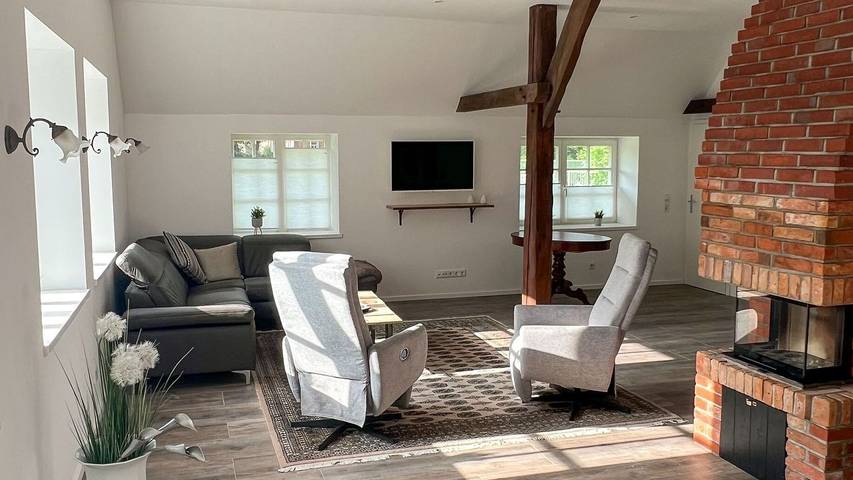 Ferienwohnung für 6 Personen, mit Garten in Stadland