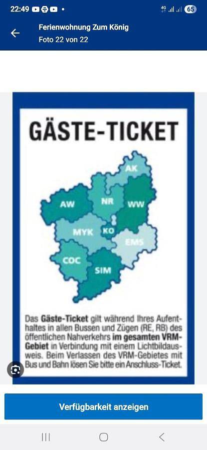 Ferienwohnung für 2 Personen, mit Balkon und Terrasse sowie Ausblick in Cochem - 2