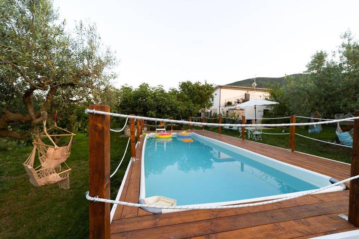 Villa per 6 persone, con piscina e panorama nonché giardino in Molise