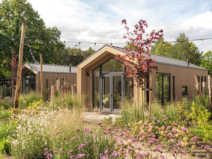 Lodge voor 4 personen, met tuin in Apeldoorn Gemeente
