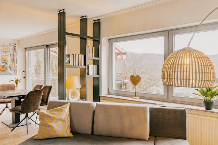 Ferienwohnung für 6 Personen, mit Balkon und Terrasse sowie Garten und Sauna in Edertal - 2