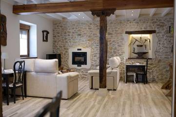 Casa de vacaciones para 7 personas, con jardín y vistas en Montaña Palentina