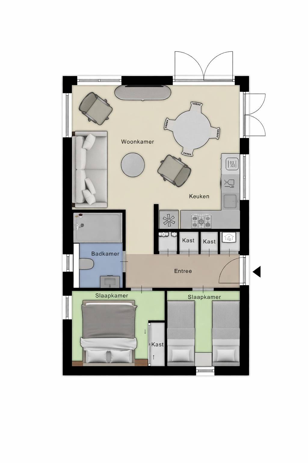 Bospark Ede — Veldzicht 4 personen in Ede, Hoge Veluwe
