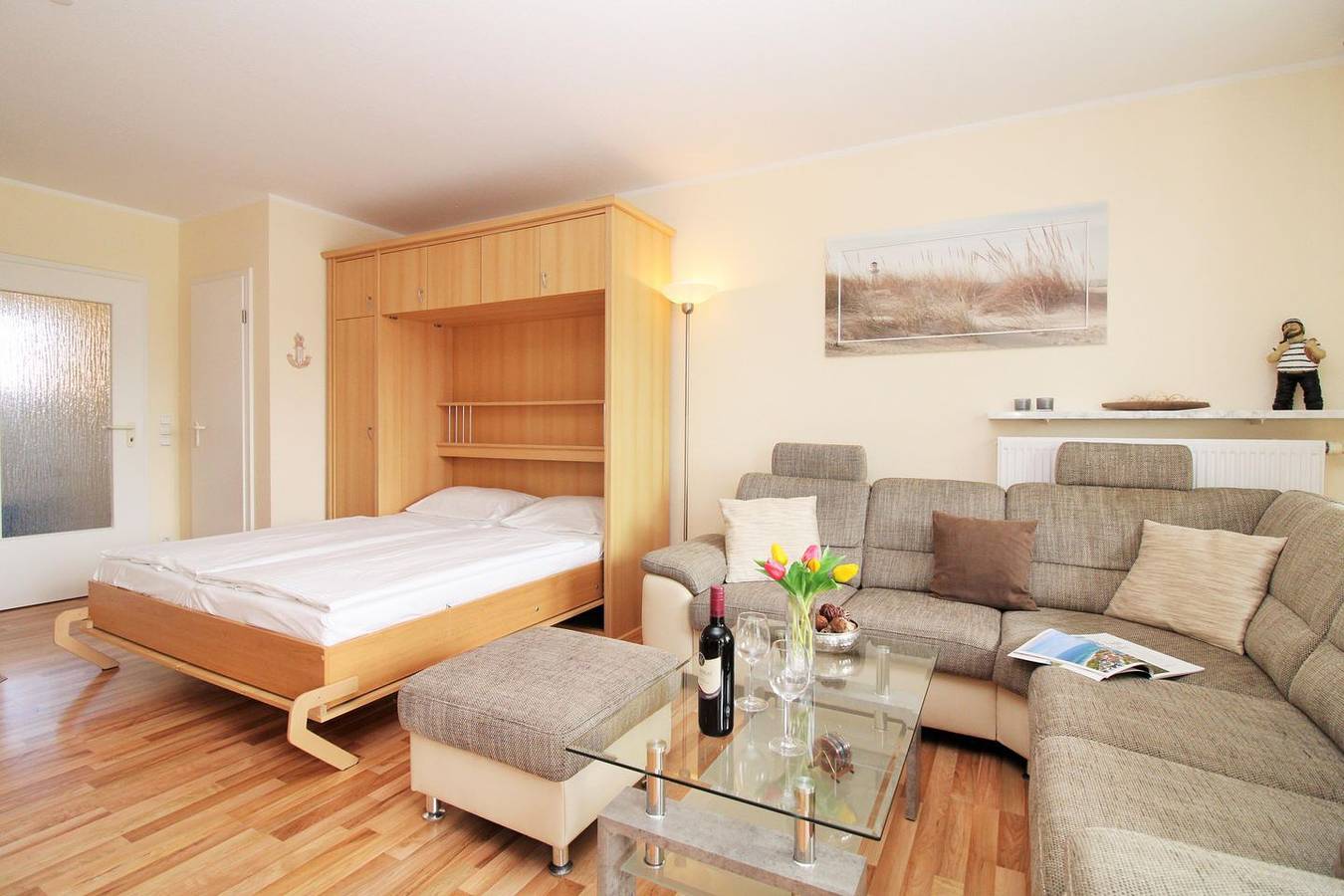 Ganze Wohnung, Haus Eichsfeldia We 8: strandnah (2 Min.), sonnige und freundliche 2-Zimmer-Fewo in Ostseebad Kühlungsborn, Kühlungsborn