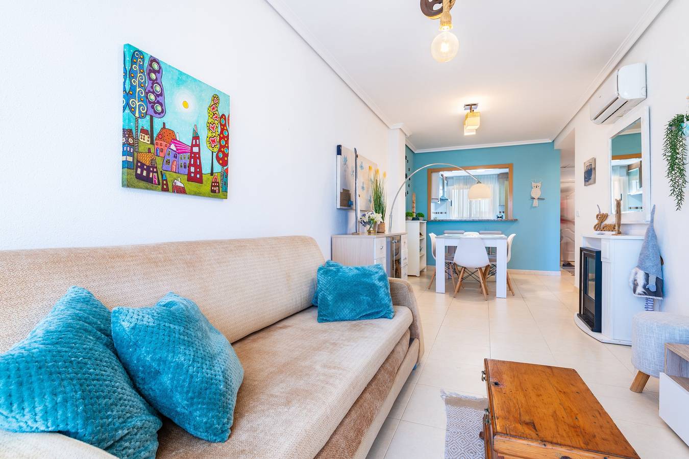 Ganze Wohnung, Ferienwohnung 'Torre La Sal Mundo Mágico' mit Meerblick, Wlan und Klimaanlage in Cabanes, Costa del Azahar