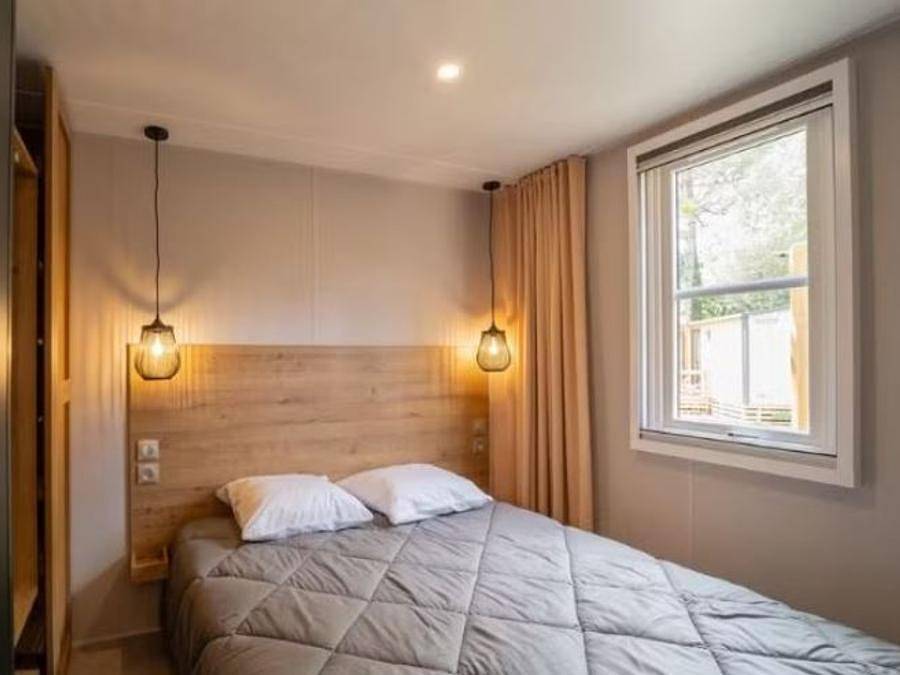 Camping Les Couleurs de la Coubre  - Mobilhome 4 personas - Cottage 4 Paces 2 Dormitorios Tv Lv Ventilador Iris in La Tremblade, Côte de Beauté