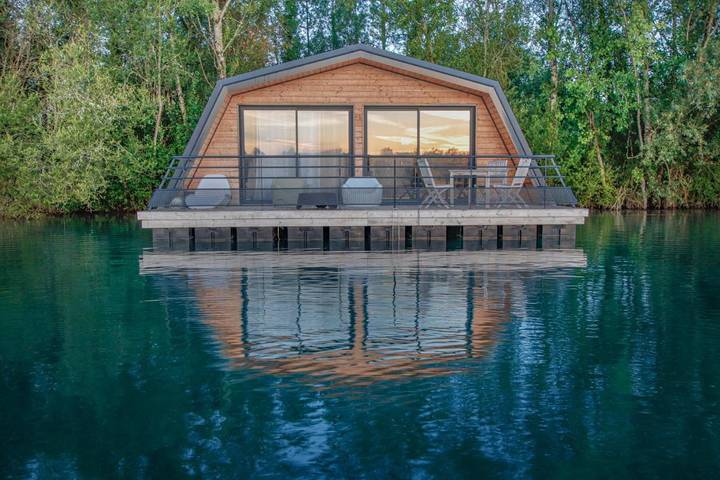 Maison de vacances pour 2 personnes, avec vue et jardin ainsi que terrasse et vue sur le lac