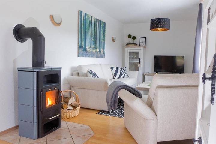 Ferienhaus für 6 Personen, mit Terrasse und Garten an der Rhön