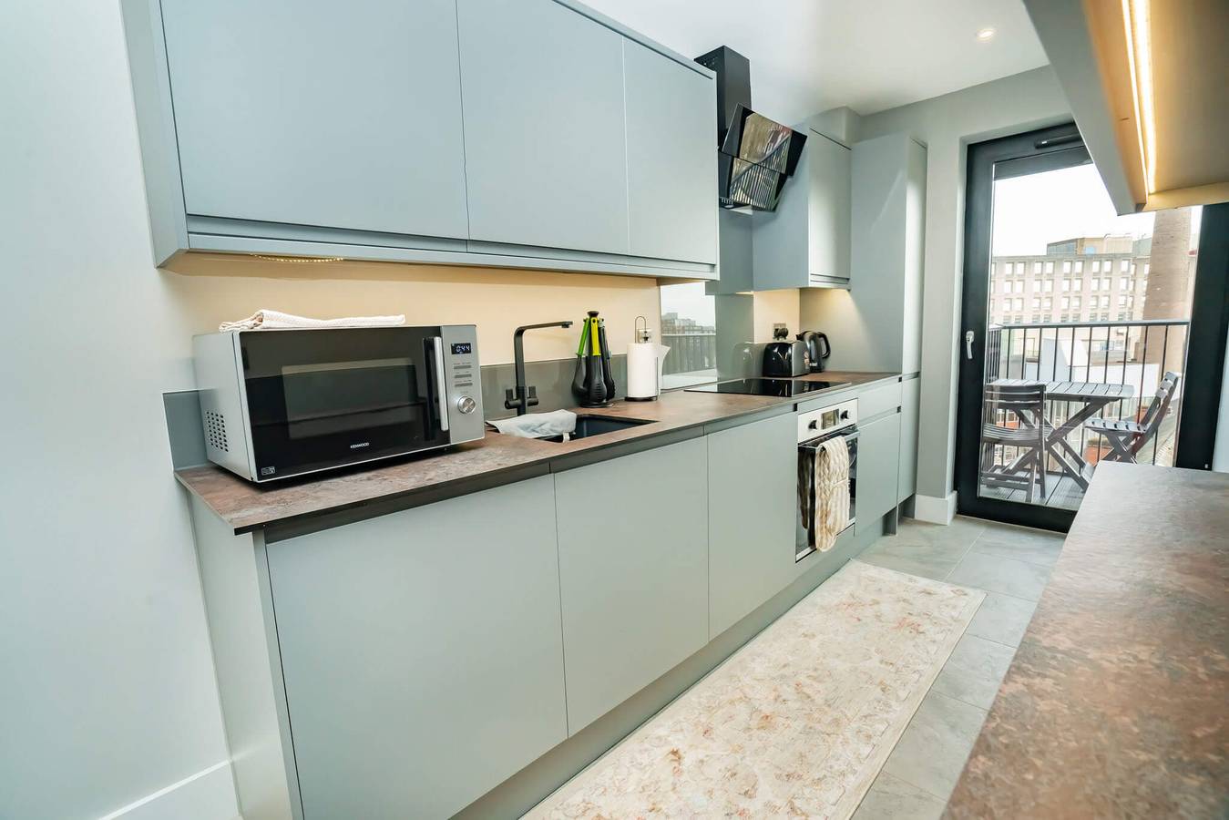 Apartamento entero, Modern 1 Bedroom Apartment in Leicester w Balcony in Leicester, Heart of England