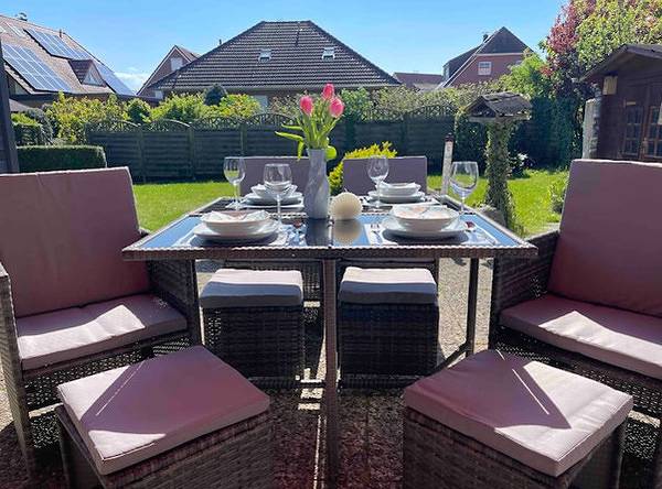 Ferienhaus für 6 Personen, mit Sauna und Terrasse sowie Garten in Grömitz