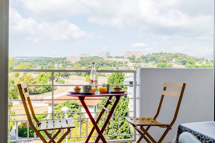 Ferienwohnung für 4 Personen, mit Terrasse, kinderfreundlich in Cagnes-sur-Mer