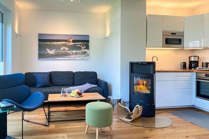 Ferienwohnung für 3 Personen, mit Garten und Sauna, mit Haustier in Dierhagen