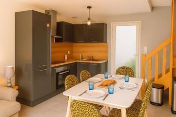 Gîte pour 4 personnes, avec jardin, animaux acceptés dans Plage Du Mesnil Val Criel Sur Mer