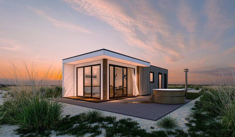 Maison de vacances pour 2 personnes, avec balcon/terrasse ainsi que terrasse et sauna aux Pays-Bas