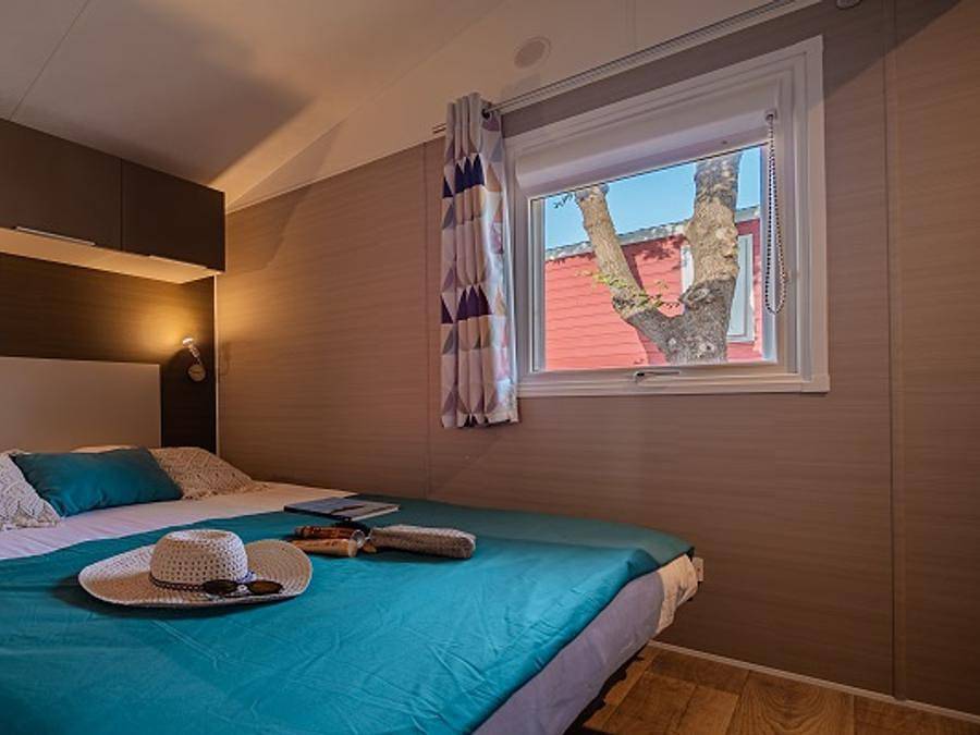 Camping des Albères - Mobilheim 6 personen - Trio Premium Jacuzzi in Laroque-des-Albères, Céret und Umgebung