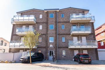 Ferienwohnung für 4 Personen, mit Balkon und Balkon/Terrasse sowie Seeblick am Hafen Büsum