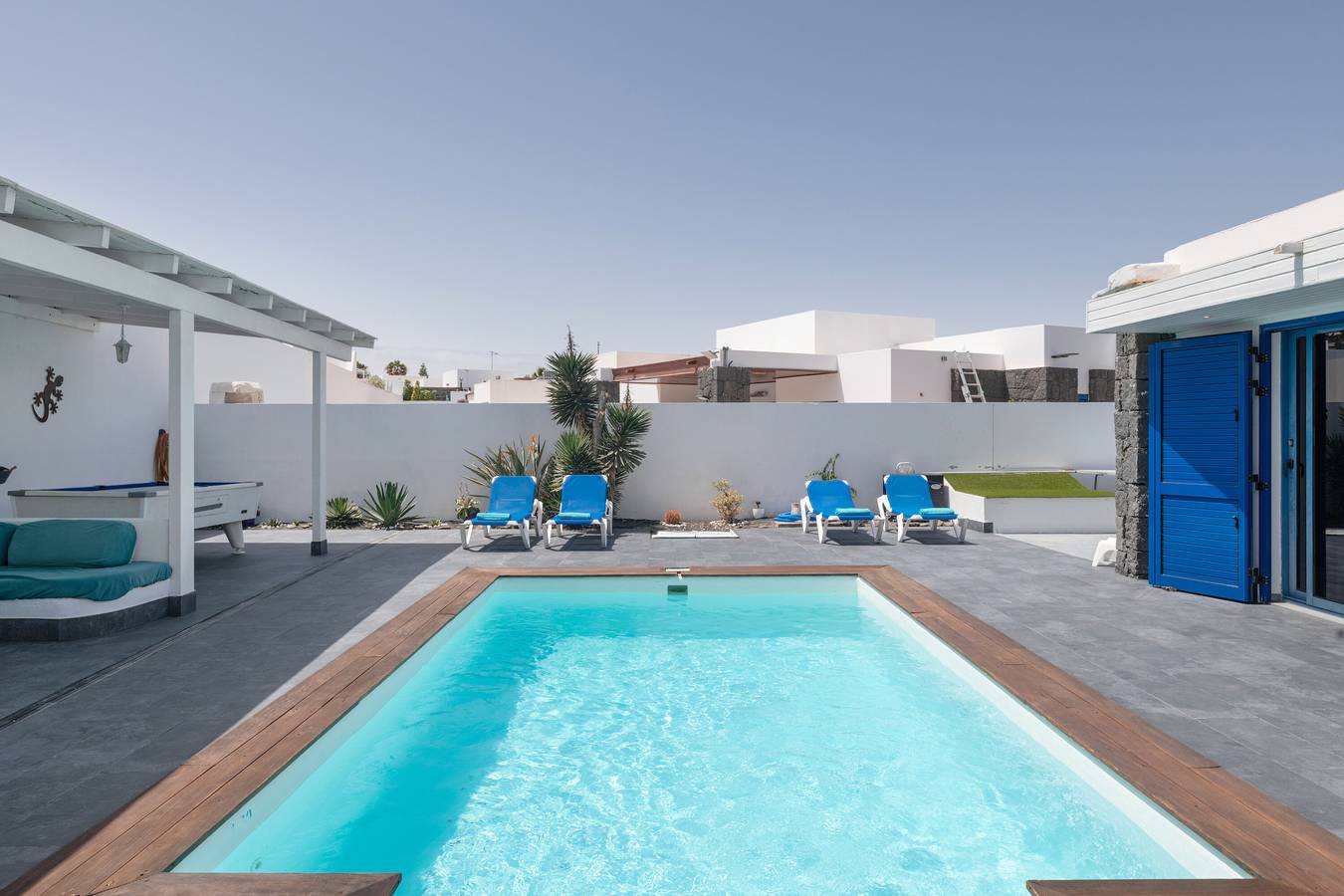 Ferienvilla 'Lunamoon' mit Privat Pool, Wi-Fi und Klimaanlage in Playa Blanca, Yaiza