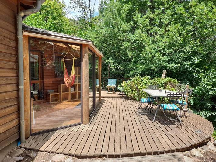 Maison de vacances pour 6 personnes, avec vue et jardin