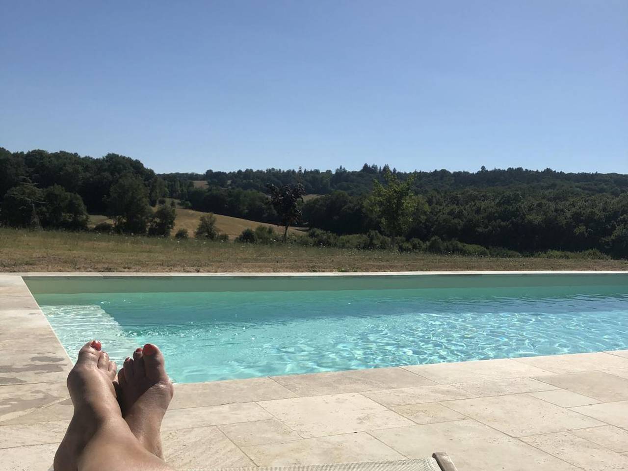 Rural house with pool, private tennis and Wifi in Magnac-Lavalette-Villars, Charente