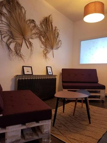 Gîte pour 6 personnes, avec terrasse à Labarthe-Rivière