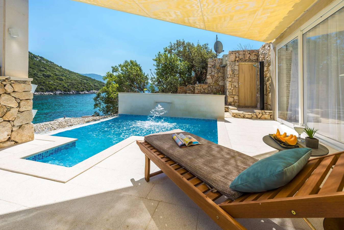 Amara Cottage - Juwel am Strand mit beheiztem Pool für bis zu fünf Gäste in Dubrovnik-Neretva