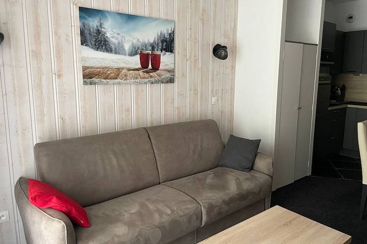 Apartamento entero, Gourette: Estudio acogedor 4 pers, piscina, se aceptan mascotas in Gourette, Eaux-Bonnes