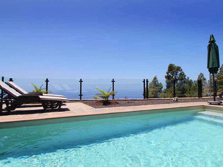 Ferienhaus für 5 Personen, mit Pool und Garten sowie Terrasse und Ausblick auf La Palma - 3