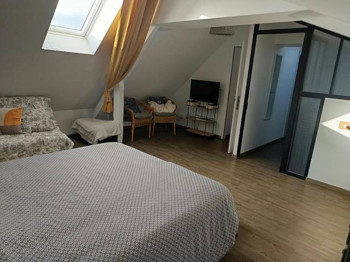 Chambre d’hôte pour 5 personnes, avec jardin ainsi que terrasse et piscine, animaux acceptés à Saint-Riquier - 3