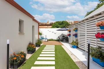 Maison d’hôte pour 5 personnes, avec jardin et vue à Cabras