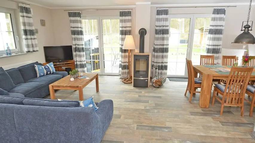 Ferienhaus für 7 Personen, mit Garten und Sauna sowie Terrasse, mit Haustier am Greifswalder Bodden - 3